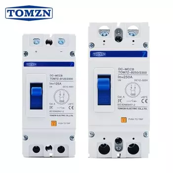 TOMZN 2P DC B Curve 500V DC Автоматический выключатель