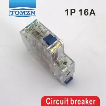 TOMZN DZ47-63 прозрачный автоматический выключатель 1P 16A