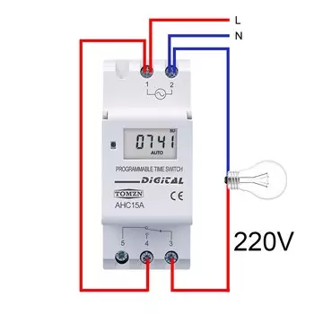 TOMZN Программируемый цифровой таймер AHC15A/AHC30A