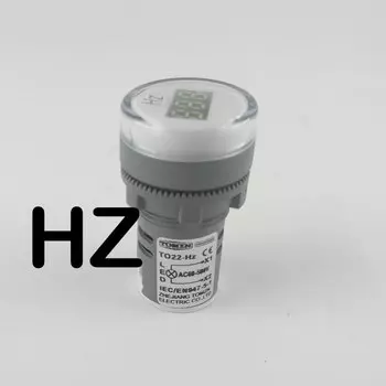 TOMZN AC 0-100 Гц 22 мм светодиодный индикатор частоты Пилот свет красный желтый зеленый белый синий