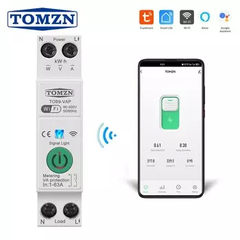 TOMZN TOB9-VAP WiFi Умный автомат 63A