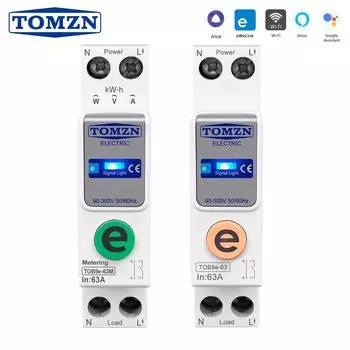 TOMZN TOB9e-63M WiFi умный выключатель с датчиком энергии