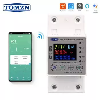 TOMZN TOMPD-63LW WiFi умный счетчик электроэнергии