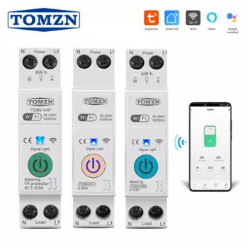 TOMZN WIFI Умный автомат 63A