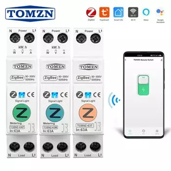 TOMZN WiFi Умный автомат 63A