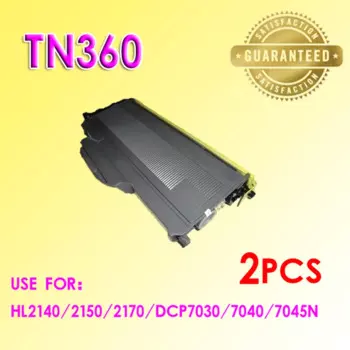 Тонер TN360 TN-360 для brother HL2140/2150/2170/DCP7030/7040/7045N, 2 шт.