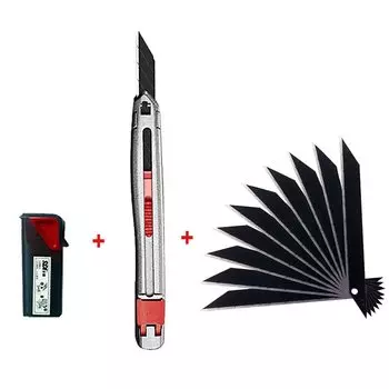 Тонировка для окон TOFAR, универсальный нож, обмотка автомобиля, виниловая пленка, наклейка, резак, лезвие 9 мм, антивстряхивающий зажим, инструмент для резьбы ручной работы