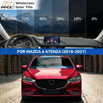 Тонировочная пленка PFCC для автомобильного окна Mazda 6 Atenza 2018-2021, предварительно отрезанная Автомобильная наклейка, УФ-защитная пленка для защиты интерьера