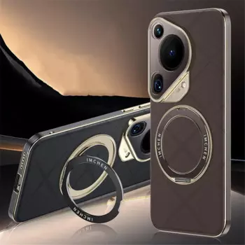 Тонкий чехол из натуральной воловьей кожи для Huawei Pura 70 Ultra 70 Pro Чехол с кольцом-держателем