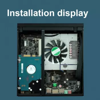 Тонкий корпус компьютера компактный мини Itx компьютерный корпус с креплением Vesa для быстрого рассеивания тепла портативный настольный корпус ПК