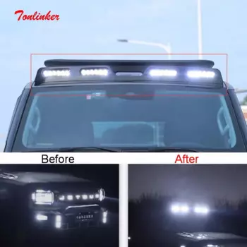 Tonlinker внешний 100W 24 светодиодный 12V водонепроницаемый прожектор для крыши автомобиля Jetour T2 Traveler 2023 2024 1 шт. ABS и технические аксессуары