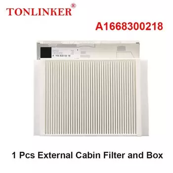 TONLINKER Воздушный фильтр салона Масляный фильтр для Mercedes Benz GLC X253 C253 2019 2020 2021 2022 GLC200 GLC300 4MATIC 2.0L Двигатель M264