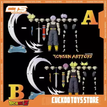 Tonsenarttoys Dragon Ball Super Saiyan Trunks S.H.Figuarts Shf Ssj1 Ssj2 Vegeta Набор аксессуаров на заказ Аниме Фигурки Игрушки