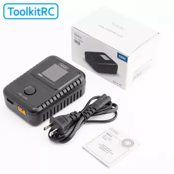 ToolkitRc M450 50 Вт балансирующее зарядное устройство IPS цветной дисплей совместимый с 1 ~ 4S LiHv LiFe Lipo для радиоуправляемых самолетов, автомобилей, игрушек