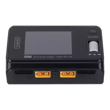 ToolkitRC M6D 500 Вт 25 А двухканальный мини-умное зарядное устройство постоянного тока двухканальное сбалансированное зарядное устройство зарядное устройство для литиевой батареи
