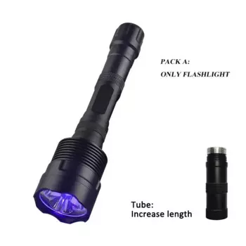 TOPCOM УФ-фонарик 3 LED 18Вт 365/395 нм