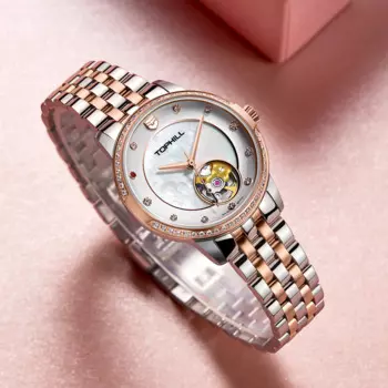 TOPHILL 2024 новые роскошные механические автоматические часы для женщин, водонепроницаемые женские наручные часы с 5 бар, оригинальные женские часы
