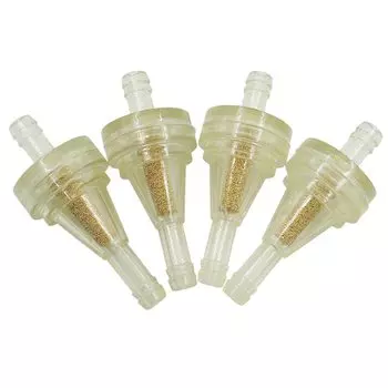 Топливный фильтр с медным сердечником, встроенный топливный фильтр, универсальные малые топливные фильтры для 3 мм топливных линий, газовых двигателей мотоциклов