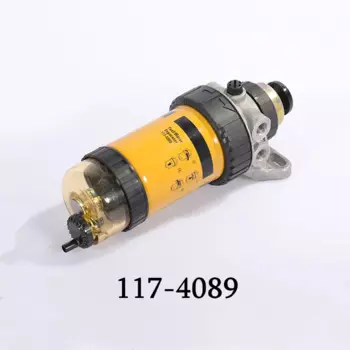 Топливный фильтр в сборе 117-4089 с ручным насосом давления для CAT 307D 312D/C 320C 320D 305 топливный водяной сепаратор