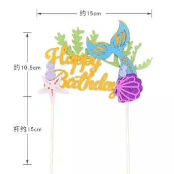 Топпер для торта русалка MOONBIFFY