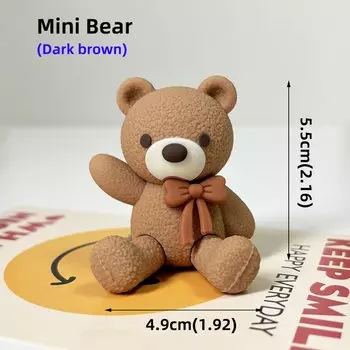 Топперы для торта с мишкой и буквами