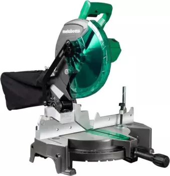 Торцовочная пила Metabo HPT, торцовочная пила 10 дюймов с большой настольной пилой для деревообработки, электропила с двигателем 15 А, точная торцовочная пила