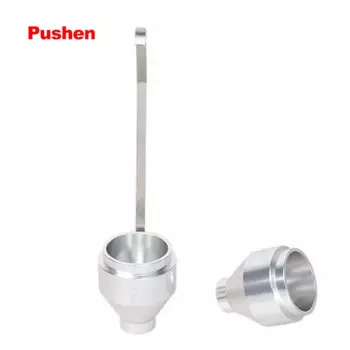 Торговая марка PUSHEN, чашка вязкости краски 6 #, потоковые Dip-чашки, вискозиметр DIN 53211 с рукояткой, диаметр отверстия 6 мм, на заказ