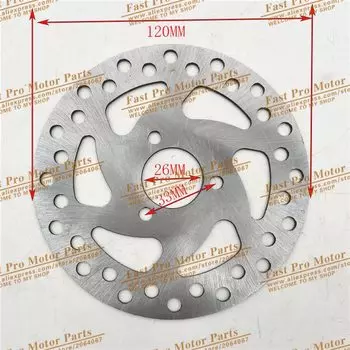 Тормозной диск для газового электрического скутера 140 мм/120 мм для 47cc 49cc 2-тактный карманный велосипед мини-Байк ATV Quad Mini мотоцикл