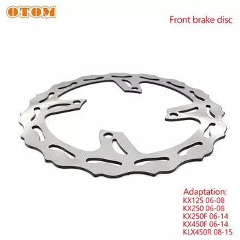 Тормозной диск OTOM для мотоцикла, передний тормозной диск 250 мм, задний тормозной диск 240 мм для KAWASAKI KXF KLX 250 450, запчасти для внедорожника, мотокросса