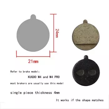 Тормозные колодки для мотоцикла, гидравлические передние и задние тормозные колодки для квадроциклов и скутеров, 50-250 куб. См, картов