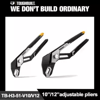 TOUGHBUILT 10 "/12" V регулируемые плоскогубцы 1 шт. многофункциональная губка SpeedSet водяной насос плоскогубцы/фотоэлемент