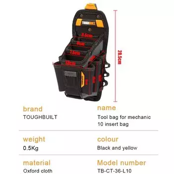 TOUGHBUILT TB-CT-36-L10 Многофункциональная сумка для инструментов