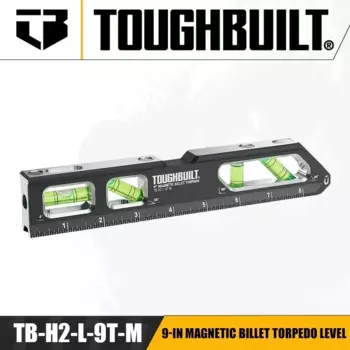 TOUGHBUILT 9-дюймовый магнитный уровень