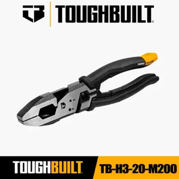 TOUGHBUILT TB-H3-20-M200 8-дюймовые многофункциональные плоскогубцы промышленного класса для экономии труда, ручные инструменты, прочные плоскогубцы