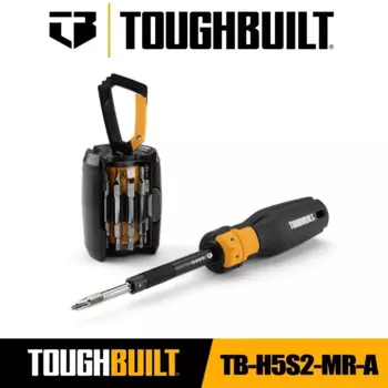 TOUGHBUILT TB-H5S2-MR-A Многобитная отвертка с храповым механизмом