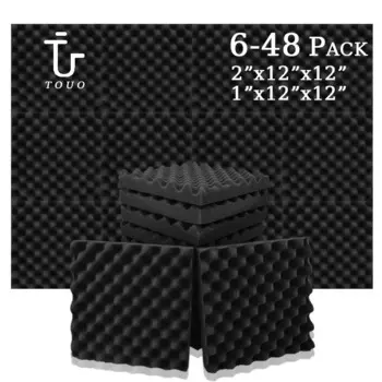 TOUO Акустическая пена 6/12/24/48 шт.