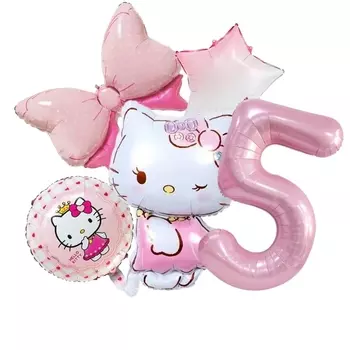 Набор фольгированных шаров Hello Kitty MINISO