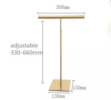 TOWNSBOX Регулируемый дисплей для шарфов из нержавеющей стали