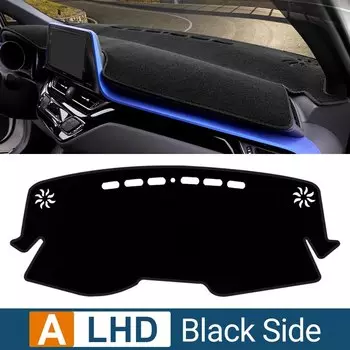 Toyota C-HR 2016-2023 Накладка На Приборную Панель, Молдинг, Автоаксессуары, Фланель/полиэстер, Внутренняя Защита