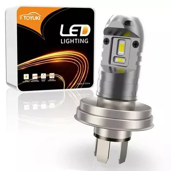 TOYUKI R2 P45T светодиодный мотоциклетный светильник дальнего/ближнего света, комплект для переоборудования для мотоцикла, квадроцикла, UTV, лампа накаливания 3000LM 12 В 24 В 6000 К