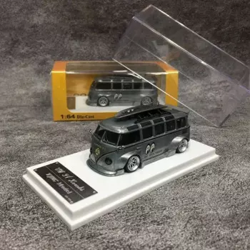 TPC 1:64 модель автомобиля T1 Kombi автобус сплав литье под давлением Van Mooneyes покрытие