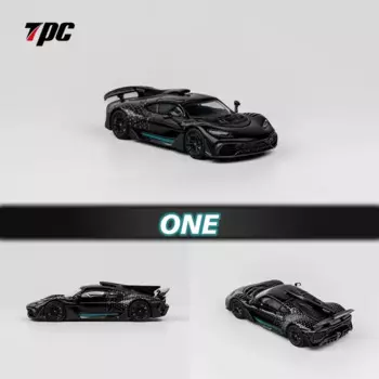 TPC 1:64 одна звездная светящаяся черная литая Коллекционная модель автомобиля коллекционная игрушка
