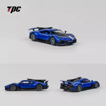 TPC в наличии 1:64 ONE Коллекционная металлическая синяя Коллекционная модель автомобиля