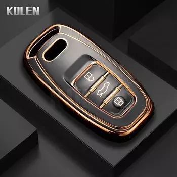 ТПУ автомобильный чехол для ключа с дистанционным управлением для Audi A1 A3 8V A4 B8 B9 A5 A6 C7 A7 A8 Q3 Q5 Q7 S4 S6 S7 S8 R8 TT аксессуары для держателя