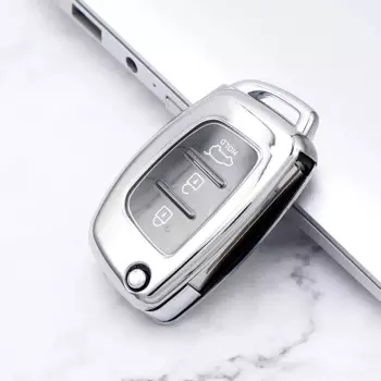 ТПУ Автомобильный складной чехол для ключей для Hyundai ix25 ix35 i10 i20 Solaris Tucson Sonata Santa Fe Sport Elantra Creta Verna