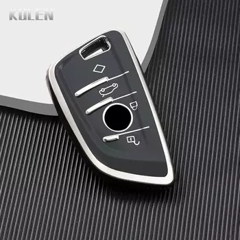 ТПУ автомобильный смарт-ключ, чехол-брелок для BMW G20 G30 G01 G02 G05 G11 G32 X1 X3 X5 X6 X7 1 3 5 7 серии F15 F16, аксессуары