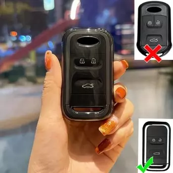 ТПУ чехол для автомобильного дистанционного ключа для Chery Tiggo 3 5X 4 8 Glx 7 2019 2020 Arrizoy Tiggo 8 держатель Fob автомобильные аксессуары