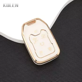 ТПУ чехол для автомобильного ключа с дистанционным управлением чехол для GMC Yukon Suburban Tahoe Silverado Sierra надлежащая местность для Chevrolet держатель Fob