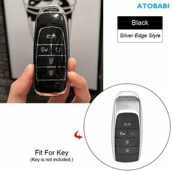 ТПУ чехол для автомобильного ключа Smart Remote Control Fobs чехол Protector Bag Keychain Holder Auto Accessories For GAC Trumpchi Aion S Y V iA5