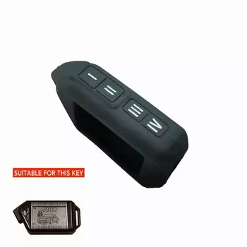 ТПУ чехол для ключа флэш-хан Mobicar A Mobicar B Двусторонняя Русская версия Автомобильная сигнализация ЖК-дисплей удаленные Аксессуары Корпус